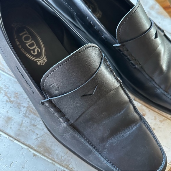 Tods Italy Mens Penny Driving Loafers Shoes - Picture 1 of 11